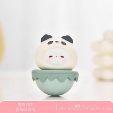 귀여운 동물 오뚝이 인형 책상 장식품 스트레스 해소 도구 장난감, E. 판다 1개