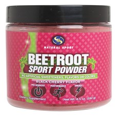NATURAL SPORT 甜菜根粉 黑櫻桃味, 1個, 242克