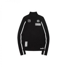 국내매장판 디아도라 피트크루 하이넥 롱슬리브 우먼 블랙 553279