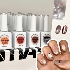 필담 에센셜 젤 네일 시럽 폴리쉬 유리알 자석 네일 매니큐어, 컬러12, 15g, 1개