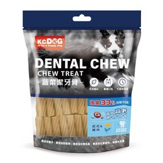 K.C.DOG 蔬菜潔牙骨, 1個, KC螺旋潔牙骨-高鈣+起司 短G64