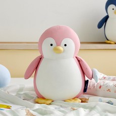 모던하우스 3도씨 쿨링 펭귄 애착인형, 1개, 핑크