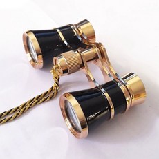 신형 오페라글라스 오페라망원경 뮤지컬 공연용, 1개, 체인 블랙, 기본 색상