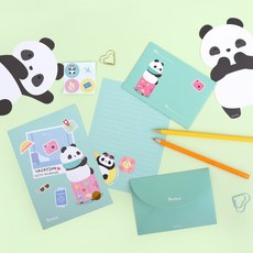 파오랑 편지지세트 (5 option), 민트