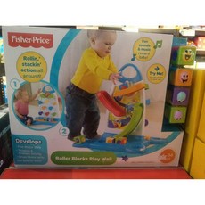 費雪 翻滾積木牆 幼兒手動音效玩具 適用 6-36 個月, 1個