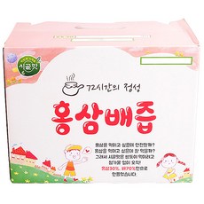 시골맛먹거리 홍삼배즙, 50개, 115ml
