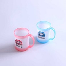 일본 나카야 캔디머그 (K558) 전자레인지 사용가능 다용도 플라스틱 컵, 블루, 1개