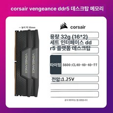 벤전스 RGB 32GB DDR5 7200MHz, 1개, 5600MHz 16G x2 DDR5
