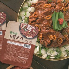 [쇼핑온TV] 파송송 양념 소불고기 고추장불고기, 1세트, 1kg