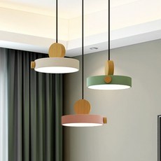馬卡龍吊燈 1-2坪空間適用, 220V-可三色光切換-配圓盤-散件, DA119