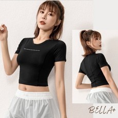 BELLA+ 運動短袖上衣 瑜珈健身跑步服