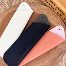 모든거샵 가죽 펜 파우치 펜꽂이 펜홀더 볼펜꽂이 가죽펜슬케이스, 블랙