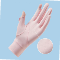 자외선 극세사 골프장갑 아이스 차단 쿨장갑 논슬립 여성 59000EA 1EA, 핑크