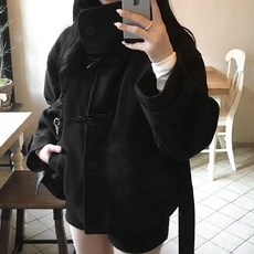 당일[모든체형추천/누빔안감] 카루 하이카라넥 기모 떡볶이코트(겨울겉옷 빅사이즈 통통 키작녀무스탕 모직울 떡코 더플아우터 모직점퍼잠바 졸업식 봄간절기자켓 졸업식 숏크롭 박시오버핏)