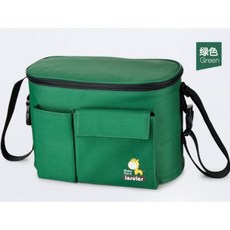 外出媽媽包B4E 嬰幼兒收納袋 防水推車掛包 多功能媽咪包 大容量多隔層設計，方便分類存放，讓您快速找到所需物品, 1個, 綠色』