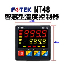 FOTEK NT-48 智慧型溫度控制器 48x48mm, 1個, NT-48V SSR固態繼電器輸出