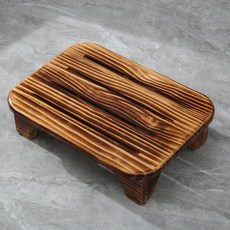 디딤판 높이 키높이 키높이발판 싱크대발판, 파인우드 32x12 카보나이즈드 투명 래커