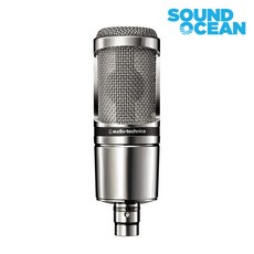 오디오테크니카 홈레코딩 1인방송 콘덴서 마이크, AT2020V(크롬한정판)