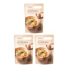 피코크 청국장찌개 양념, 3개, 150g