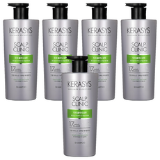 케라시스 두피 클리닉 단백질 샴푸 플로럴파우더 향, 600ml, 5개