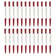 동아연필 동아 스피디볼 볼펜 (24자루), 0.5mm 레드