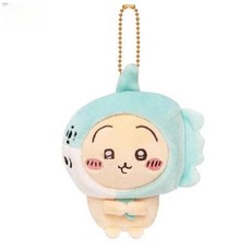 일본 먼작귀 캐릭터 치이카와 하치와레 우사기 친구들 10cm 인형 펜던트 선물, 매일 주문 같은 스타일 - 일본 태그 현장 빠른 배송, 오션 시리즈 선피시 우사치 (10cm 펜던트)