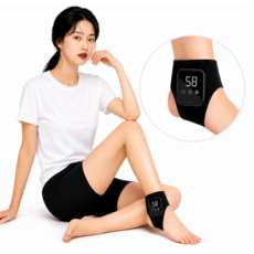 루미닥터스 발목 온열 마사지기 2PCS 발목 보호대형 진동 찜질 케어, 블랙 2PCS, CL-2888 블랙 2PCS, CL-2888