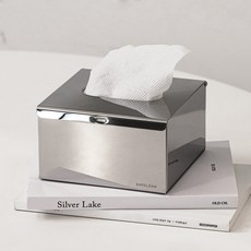 세이크린 스텐304 두루마리 휴지 각티슈 케이스, 1개, 유광미니
