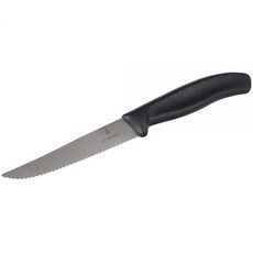 Victorinox 스위스 클래식 스테이크 나이프 10.9cm(4.3인치) 블랙, 4.3"