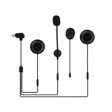 EJEAS Q8/Q7 오토바이 헬멧 인터콤 Type-C 헤드셋에 적합, 01 Q8 Headset X1PC