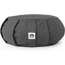 명상 쿠션 원형 메밀 껍질 채우기 바닥 베개 또는 요가 시트 자푸 미국산, Anthracite Grey, Anthracite Grey, 1개