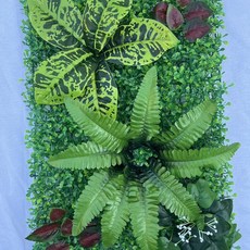 Sunday 綠色新款仿真植物綠葉波斯牆面裝飾綠植，室內商場酒店陽臺背景造景, 40*60最新款花生配飾組合17