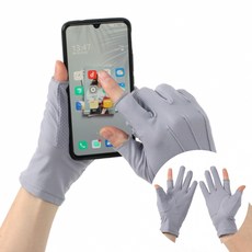 남성 2컷 스포츠 장갑 그레이 라이딩장갑