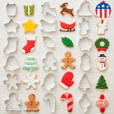 美國 惠爾通 Wilton 聖誕餅乾切模 18款一組 WT2308-5454, 1個
