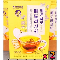 노브랜드 배도라치차 12티백 x 2상자 NoBrand Pear and Bellflower Tea 2 Box, 12개입