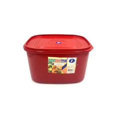 주방이모 레전드 적색밀폐 업소용 밀폐용기 양념통 싱싱점보밀폐 2호-13호, 2호(180*120*105), 1개