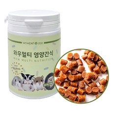 디어미닝 소동물 단백질 영양 간식 햄스터 기니피그 고슴도치 토끼 영양제, 1개, 40g