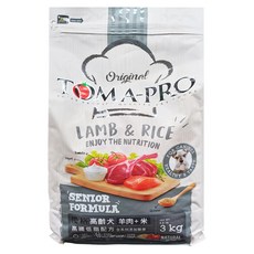 TOMA-PRO 優格 乾飼料 犬用, 羊肉 + 米, 3kg, 1袋