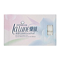 蘭韻 棉質化妝棉 100% 純天然棉, 1個, 1盒
