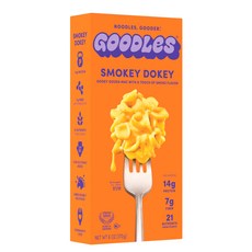 Goodles Mac & Cheese Smokey Dokey Noodles Gouda Smoke Shells Shelf-Stable 6 oz, 1개