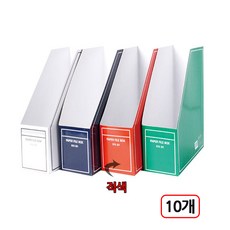 종이화일박스 A4 10개입, 1개, 적색