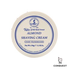 【CONQUEST】英國 泰勒 Taylor of Old Bond Street Almond 杏仁刮鬍膏 刮鬍泡, 1個