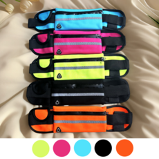 바겐플래닛 달리기 러닝벨트 조깅용 스포츠 핸드폰 가방, 형광그린(green), 1개