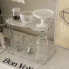 라운드 향수 정리대, 투명, 1개