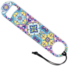 스테인리스 오프너 다양한 패턴 병따개 캔따개 주방용품 가정용 178x38mm, 만다라꽃