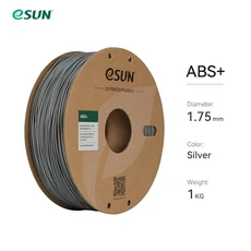 eSUN ABS+ 3D 프린터 필라멘트 1.75mm 1KG 플라스틱 프린팅 2.2 LBS 스풀 재료, 01  Mainland, 06 Silver