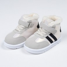 샌디볼리 아동용 라인 방한 털 부츠 신발
