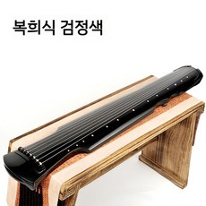 고금 거문고 칠현금 국악기 초보자 연습용, B. Fuxi 블랙 세트, 1개