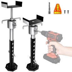 바이고 RV 슬라이드 아웃 서포트 잭 헤비 듀티 퀵 트 스태빌라이저 최대 5000파운드 용량 여행용 캠핑카 높이를 16인치에서 34인치로 조절할 수 있는 트레일러 2종 세트, 16-34 inch