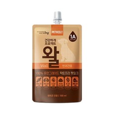 펫쿠르트 왈 장건강, 1개, 100ml, 우유
